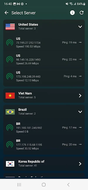 Fast secure OpenVPN Screenshot 3