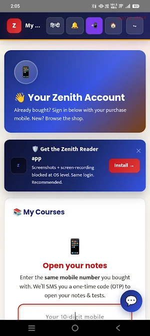 Zenith Notes Reader Screenshot 3