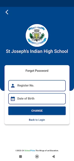 St Joseph Indian High School Screenshot 1