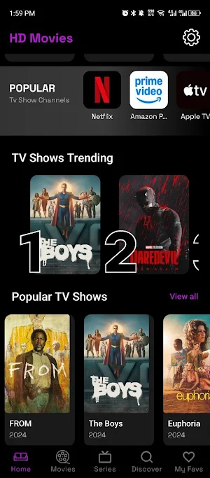 HD Movies : Movie & TV Tracker Screenshot 1