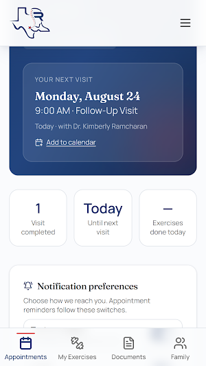 Renew Texas Family Portal Screenshot 1