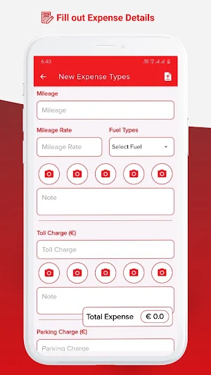 IFJ – Expense App Screenshot 3
