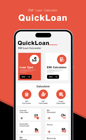 QuickLoan -EMI Loan Calculator Screenshot 0