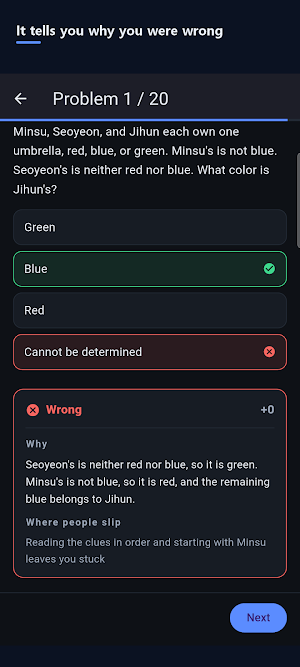 Brain Rank - logic problems Screenshot 2
