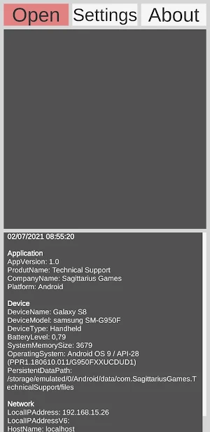 Technical Support Screenshot 0