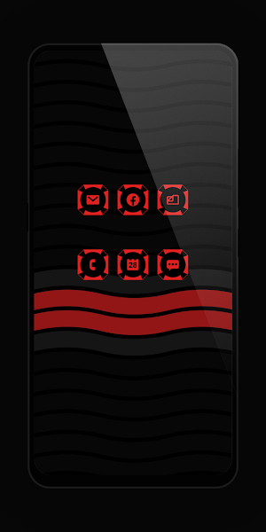 Red Tech Icon Pack Screenshot 2