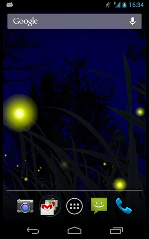 Fireflies Live Wallpaper Screenshot 3