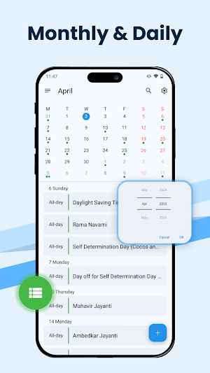 Calendar 2025: Agenda Planner Screenshot 1