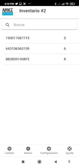SGInventarios Screenshot 1