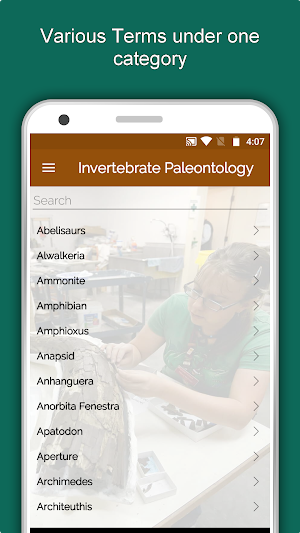 Palaeontology Dictionary - Fossil Discovery Guide Screenshot 2