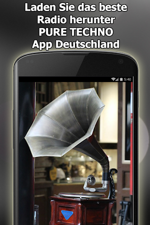 Radio PURE TECHNO Online Kostenlos Deutschland Screenshot 0