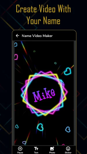 Name Video Maker Screenshot 0