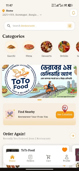 ToTo Food - Delivery Screenshot 2