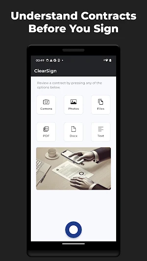ClearSign: AI Contract Review Screenshot 0