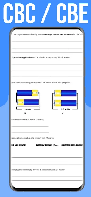 Electricity Grade 10 CBC Exams Screenshot 3