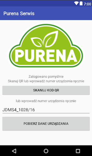 Purena Service Screenshot 1