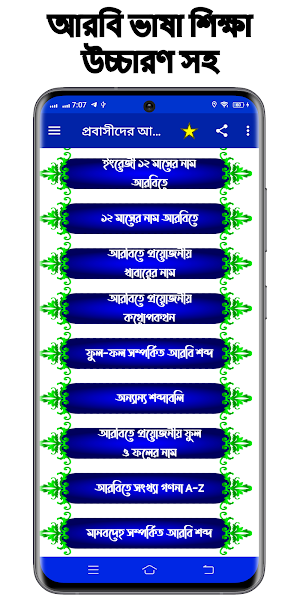 আরবি ভাষা শিক্ষা অডিও সহ Screenshot 0