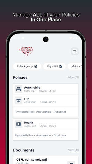 Barrows Insurance Agency Screenshot 0
