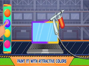 Laptop Maker Factory: PC Repair Master Screenshot 1