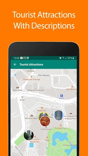 Kuala Lumpur Offline Map and Travel Guide Screenshot 0