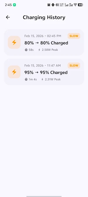 Charging Info - Battery Health Screenshot 1