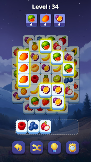 Triple Fruit Tile - Match 3 Screenshot 1