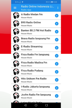 Radio Online Indonesia Live Fm Screenshot 0