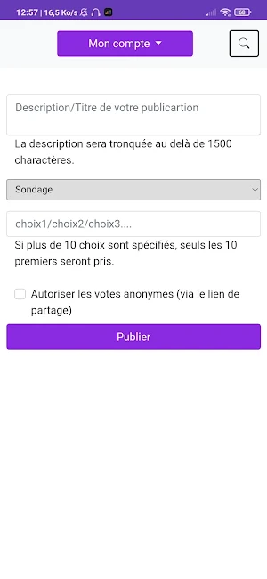 JeParticipe Screenshot 1