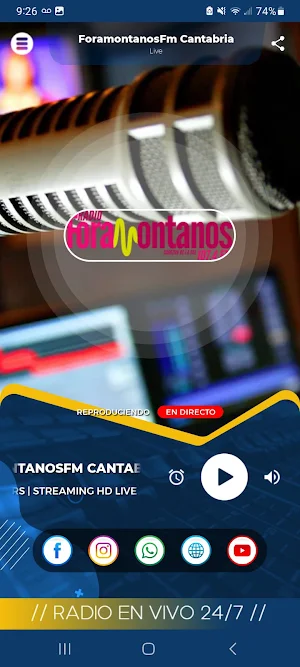ForamontanosFm Cantabria Screenshot 0