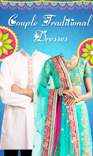 Couple Traditional Dresses Screenshot 1