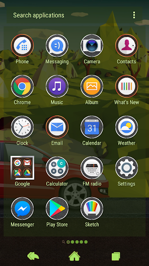 Go by car | Xperia™ Theme Screenshot 1