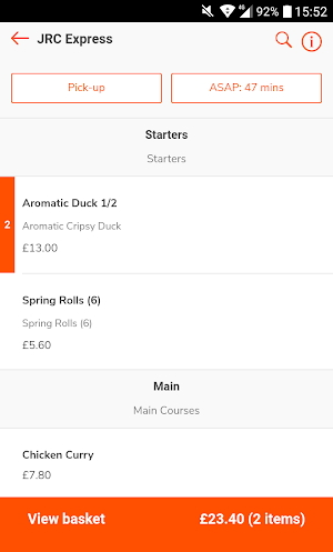 JRC Express Screenshot 1