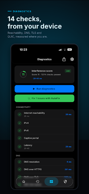 NoirShield: Encrypted DNS Screenshot 2