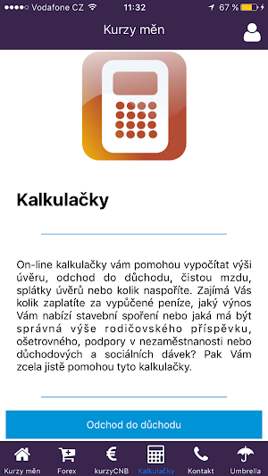 Kurzy měn Screenshot 2