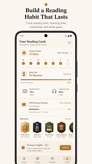 Lirelia: Ebook & Audio Reader Screenshot 3