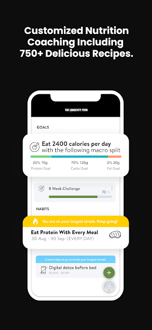Longevity App Screenshot 3
