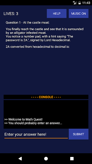 Math Quest Screenshot 1