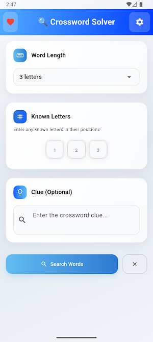 Crossword Solver & Word Finder Screenshot 0