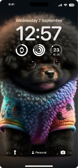 Puppy Wallpaper Screenshot 2