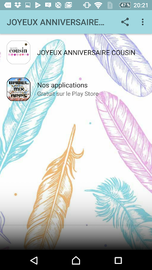 JOYEUX ANNIVERSAIRE COUSIN Screenshot 3