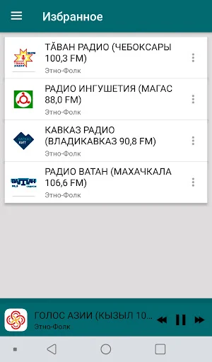 Etno folk radios from Russia Screenshot 2