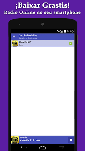 Clube FM 91.7 - Radio Online Screenshot 1