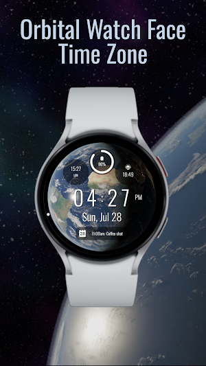 Orbital Watch Face Time Zone Screenshot 0