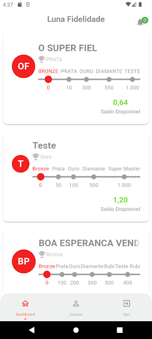 Luna Fidelidade Screenshot 2