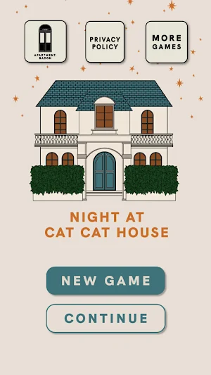 NIGHT AT CAT CAT HOUSE escape Screenshot 0