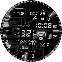 Animated Circuit Watch Face