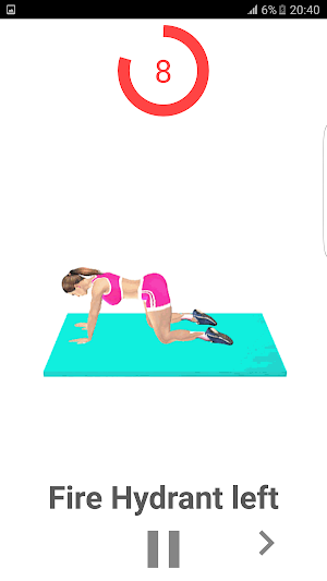 Reduce Waistline, Exercise for women Screenshot 3