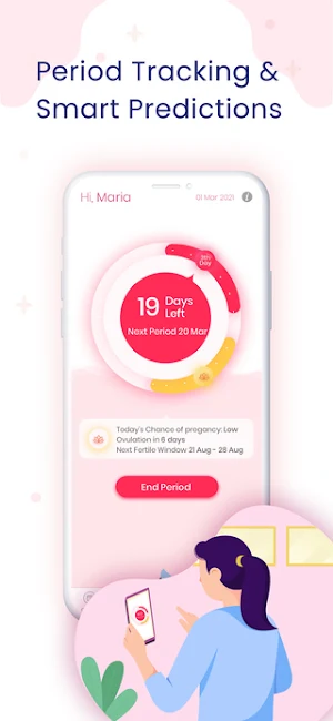 EveCare period tracker & diary Screenshot 2