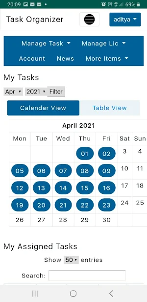 Task Organizer, To-do list app Screenshot 1