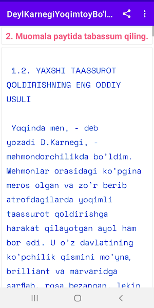 Deyl Karnegi Yoqimtoy bo'lishning 6 ta siri Screenshot 3